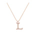 L - Letter Name Necklace Initial Necklace